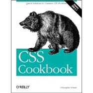 Css Cookbook,9780596005764