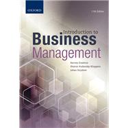 Introduction to Business Management 11e