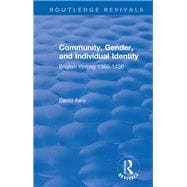 Routledge Revivals: Community, Gender, and Individual Identity (1988)