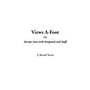 Views A-foot Or Europe Seen With Knapsack And Staff