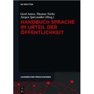Handbuch Sprache Im Urteil Der Offentlichkeit