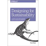 Designing for Sustainability
