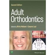 Adult Orthodontics book cover, ISBN 9781119775775