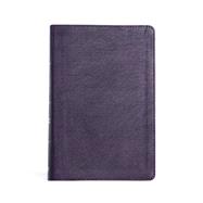 CSB Giant Print Reference Bible, Plum LeatherTouch, Indexed