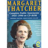 Margaret Thatcher: Complete Public Statements 1945-1990  CD-ROM for Windows
