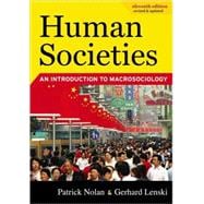 Human Societies: An Introduction to Macrosociology