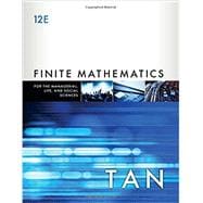 Finite Mathematics for the Managerial, Life, and Social Sciences An Applied Approach