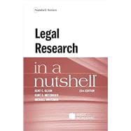 Legal Research in a Nutshell(Nutshells)