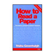 How to Read a Paper: Basics Ebm