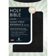 The Holy Bible: New King James Version, Black, Giant Print, Bonded Leather Center-column Reference