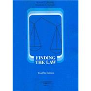 Finding the Law, 12/E