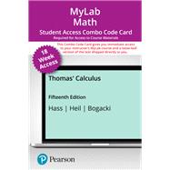 MyLab Math with Pearson eText -- 18-Week Combo Access Card -- for Thomas' Calculus