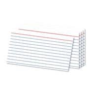 Ruled Index Cards, 3