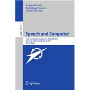 Speech and Computer
