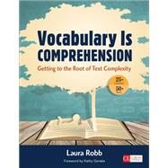Vocabulary Is Comprehension