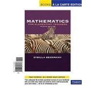 Mathematics for Elementary Teachers plus Activities Manual Package, Books a la Carte Edition
