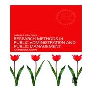Research Methods in Public Administration and Public Management: An Introduction