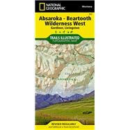 National Geographic Absaroka-beartooth Wilderness West Gardiner, Livingston Map