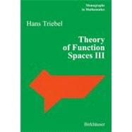 Theory of Function Spaces III