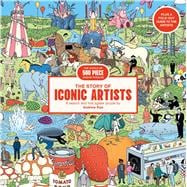The Story of Iconic Artists 500 Piece Puzzle an art history puzzle by Andrew Rae