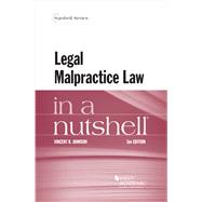 Legal Malpractice Law in a Nutshell(Nutshells)