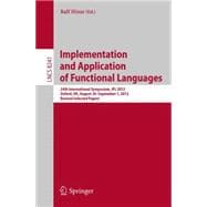 Implementation and Application of Functional Languages