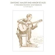 Diatonic Major and Minor Scales in Standard Notation and Tablature