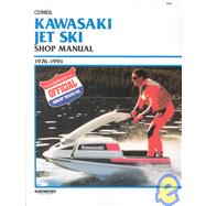 Clymer Kawasaki Jet Ski Personal Watercraft Shop Manual, 1976-1991 Maintenance, Troubleshooting, Repair