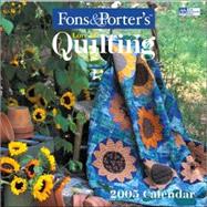 Fons & Porter's Love of Quilting Calendar 2005
