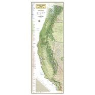 Pacific Crest Trail Wall Map