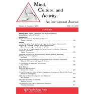 Ragnar Rommetveit: His Work and Influence:a Special Issue of mind, Culture, and Activity