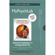 NEW MyPsychLab with Pearson eText -- Standalone Access Card -- for Abnormal Psychology