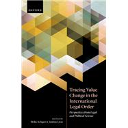 Tracing Value Change in the International Legal Order Perspectives from Legal and Political Science