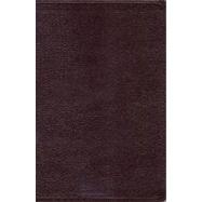 Holy Bible: New King James Version, Burgandy, Bonded Leather, Center-column Giant Print Reference