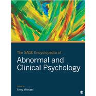 The Sage Encyclopedia of Abnormal and Clinical Psychology