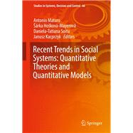 Recent Trends in Social Systems