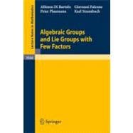 Algebraic Groups and Lie Groups With Few Factors