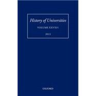 History of Universities Volume XXVII/1