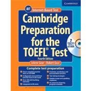 Cambridge Preparation for the TOEFLÂ® Test Book with CD-ROM