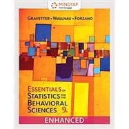 Bundle: Essentials of Statistics for The Behavioral Sciences, Loose-Leaf Version, 9th + MindTap Psychology, 1 term (6 months) Printed Access Card, Enhanced