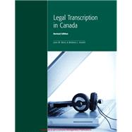 LEGAL TRANSCRIPTION IN CANADA, REVISED EDITION