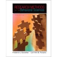 Research Methods for the Behavioral Sciences, 3rd Edition