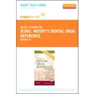 Mosby's Dental Drug Reference - Pageburst Retail (User Guide and Access Code)