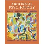 Abnormal Psychology: Current Perspectives with MindMAP Plus CD-ROM