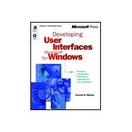 Developing User Interfaces Microsoft for Windows