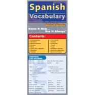 Quick Study Spanish Vocabulary,9781572225862