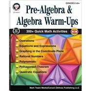 Pre-algebra and Algebra Warm-ups, Grades 5-8