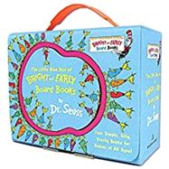 The Little Blue Box of Bright and Early Board Books by Dr. Seuss Hop on Pop; Oh, the Thinks You Can Think!; Ten Apples Up On Top!; The Shape of Me and Other Stuff