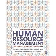 Human Resource Management: The Public Service Perspective