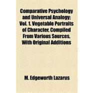 Comparative Psychology and Universal Analogy